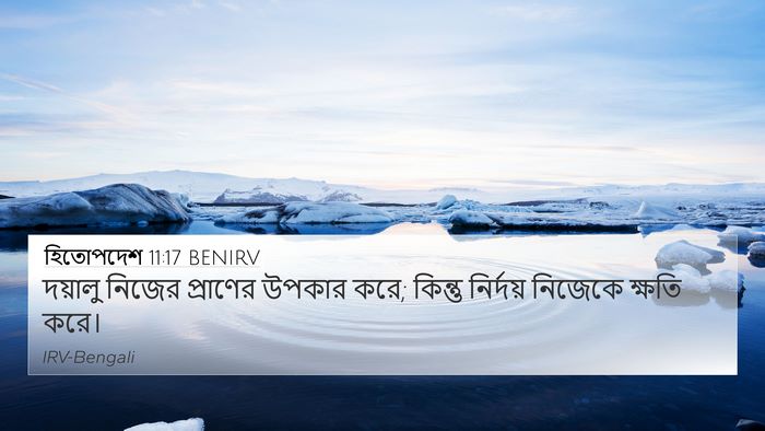 হিতোপদেশ 11:17 BENIRV Bible Verse Image