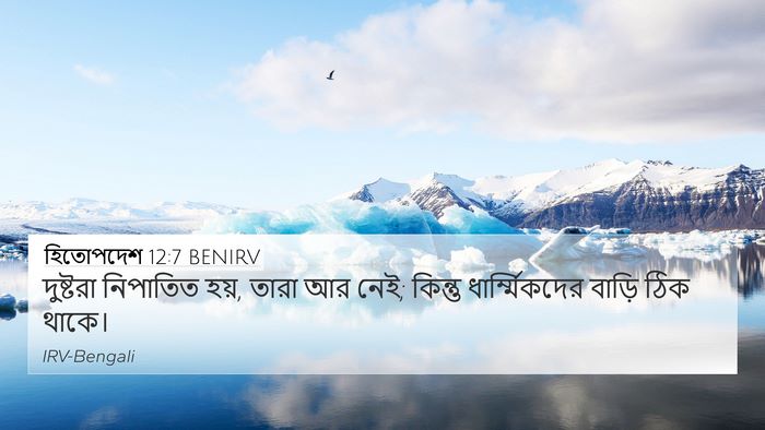 হিতোপদেশ 12:7 BENIRV Bible Verse Image