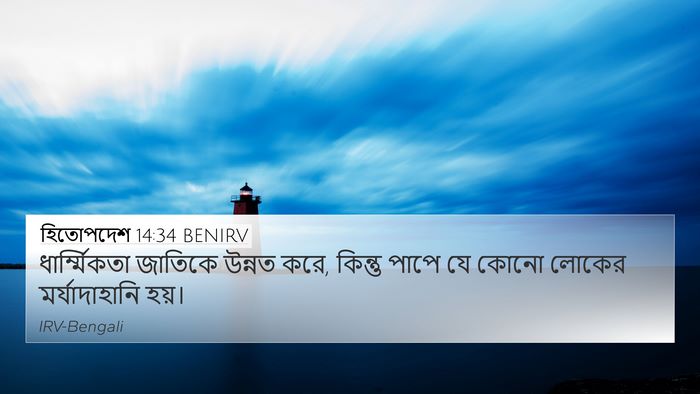 হিতোপদেশ 14:34 BENIRV Bible Verse Image