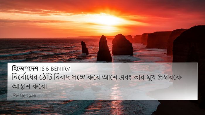 হিতোপদেশ 18:6 BENIRV Bible Verse Image