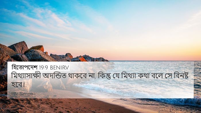 হিতোপদেশ 19:9 BENIRV Bible Verse Image