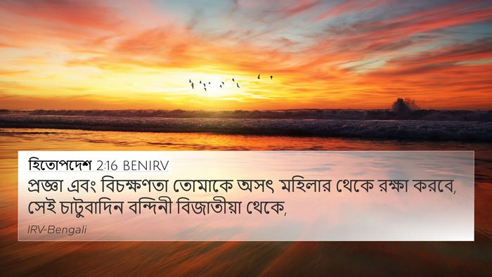 হিতোপদেশ 2:16 BENIRV Bible Verse Image