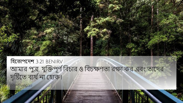 হিতোপদেশ 3:21 BENIRV Bible Verse Image