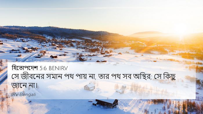 হিতোপদেশ 5:6 BENIRV Bible Verse Image