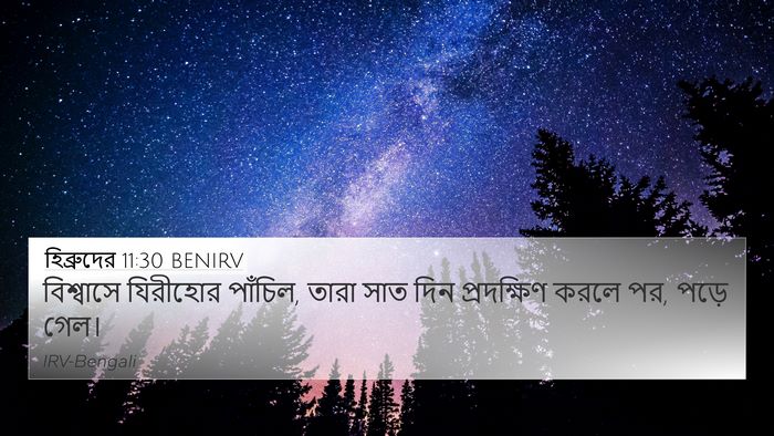 হিব্রুদের 11:30 BENIRV Bible Verse Image
