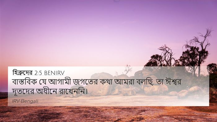 হিব্রুদের 2:5 BENIRV Bible Verse Image