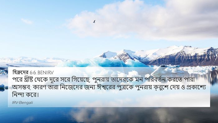 হিব্রুদের 6:6 BENIRV Bible Verse Image