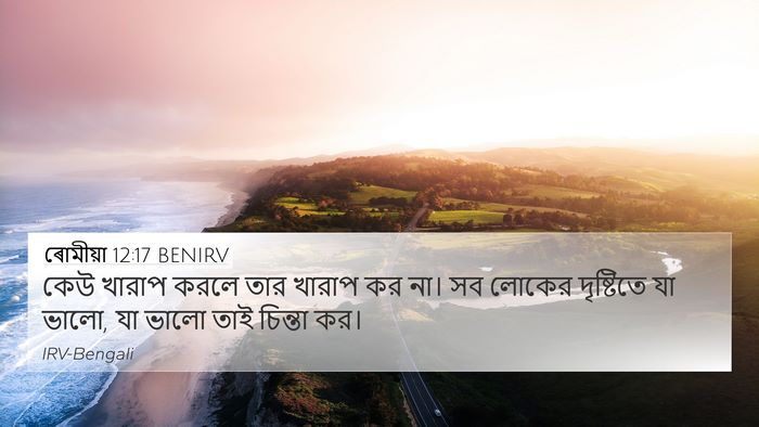 ৰোমীয়া 12:17 BENIRV Bible Verse Image