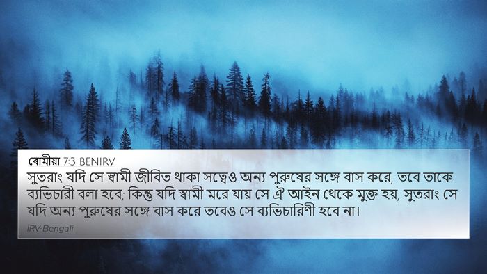 ৰোমীয়া 7:3 BENIRV Bible Verse Image
