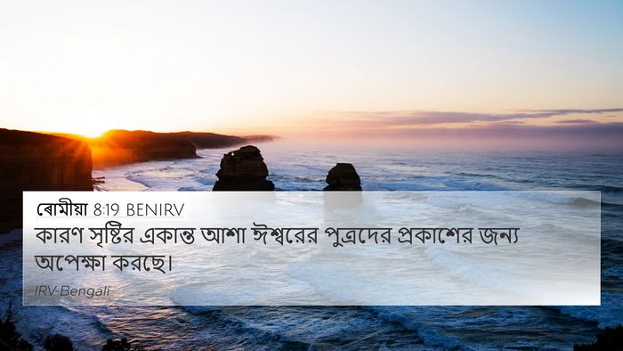ৰোমীয়া 8:19 BENIRV Bible Verse Image