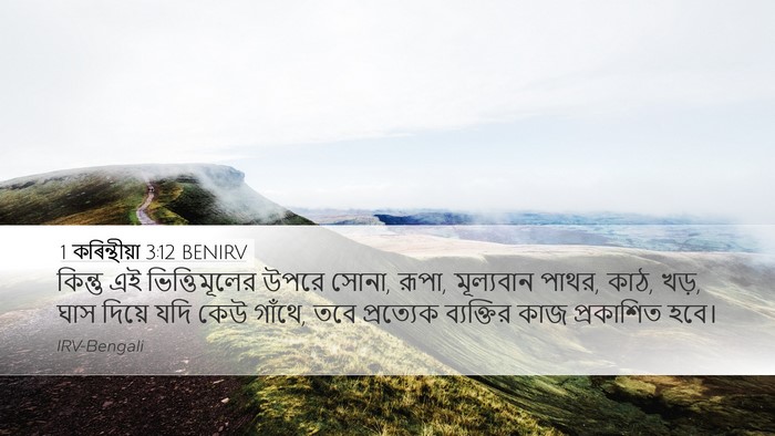 1 কৰিন্থীয়া 3:12 BENIRV Bible Verse Image