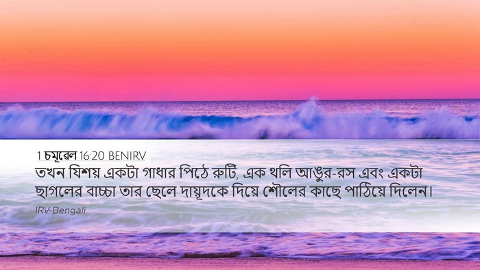 1 চমূৱেল 16:20 BENIRV Bible Verse Image