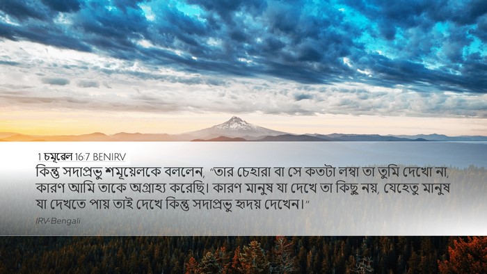 1 চমূৱেল 16:7 BENIRV Bible Verse Image