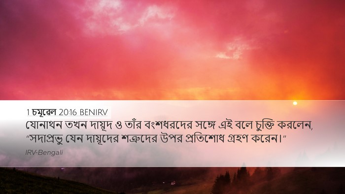 1 চমূৱেল 20:16 BENIRV Bible Verse Image