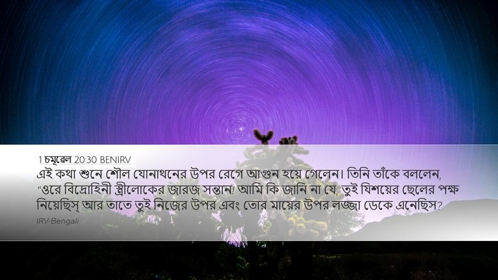 1 চমূৱেল 20:30 BENIRV Bible Verse Image