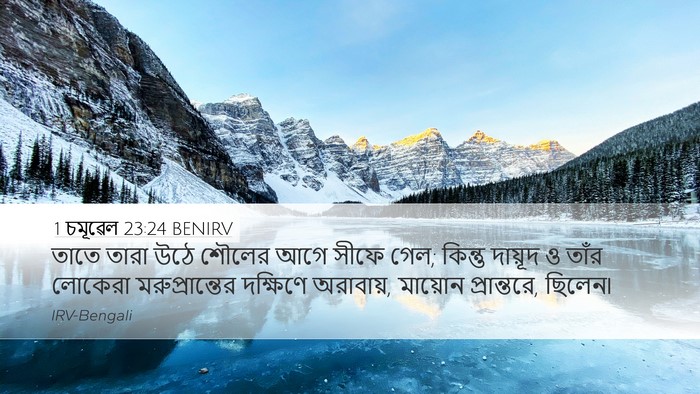 1 চমূৱেল 23:24 BENIRV Bible Verse Image