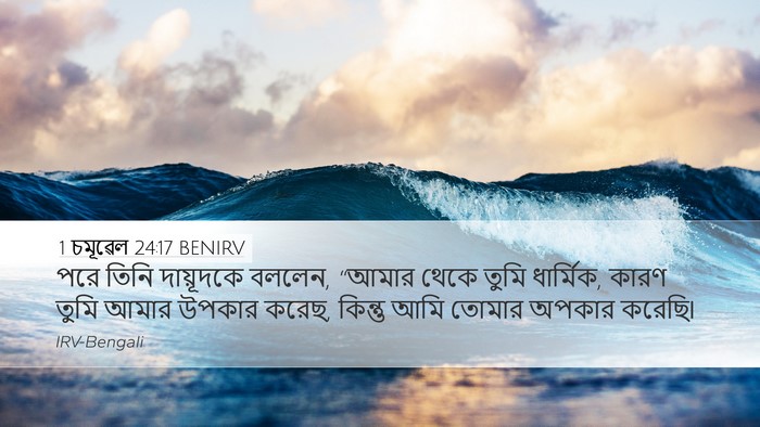 1 চমূৱেল 24:17 BENIRV Bible Verse Image