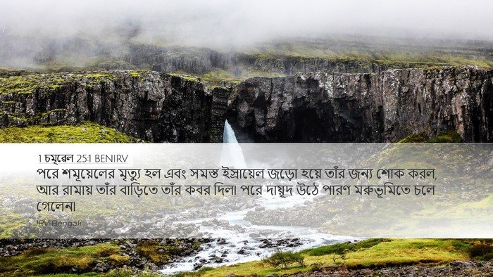 1 চমূৱেল 25:1 BENIRV Bible Verse Image