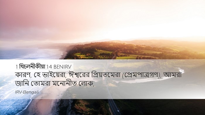 1 থিচলনীকীয়া 1:4 BENIRV Bible Verse Image