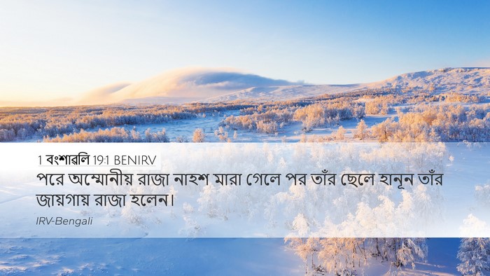 1 বংশাৱলি 19:1 BENIRV Desktop Wallpaper - পরে অম্মোনীয় - Desktop Bible Verse Wallpaper