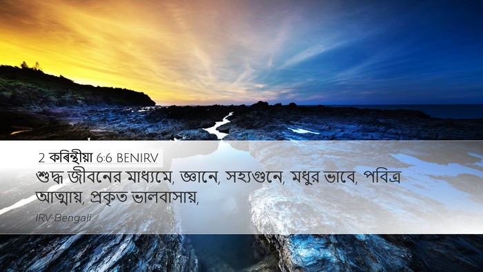 2 কৰিন্থীয়া 6:6 BENIRV Bible Verse Image