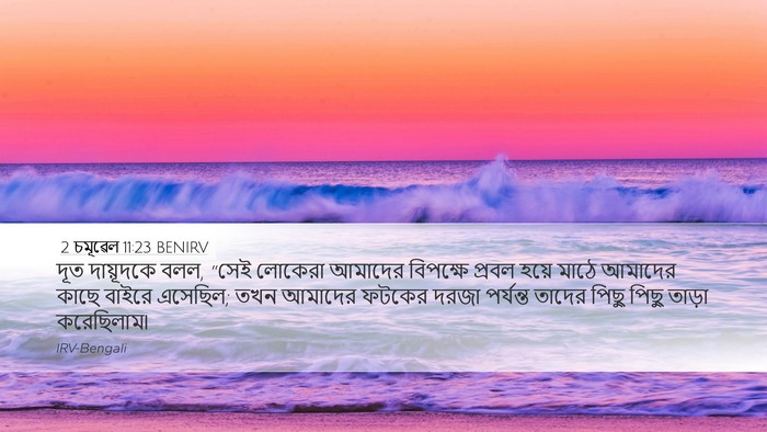 2 চমূৱেল 11:23 BENIRV Desktop Wallpaper - দূত দায়ূদকে বলল, - Desktop Bible Verse Wallpaper
