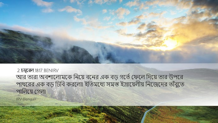 2 চমূৱেল 18:17 BENIRV Bible Verse Image