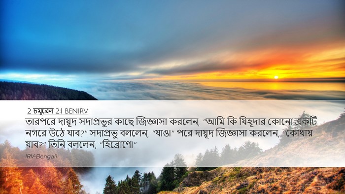 2 চমূৱেল 2:1 BENIRV Bible Verse Image
