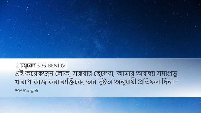 2 চমূৱেল 3:39 BENIRV Bible Verse Image