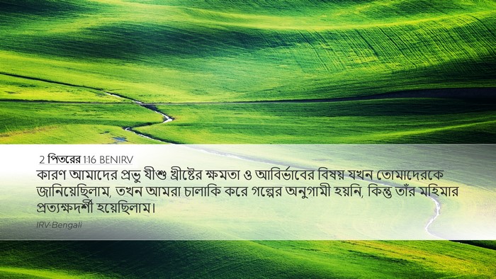 2 পিতরের 1:16 BENIRV Bible Verse Image