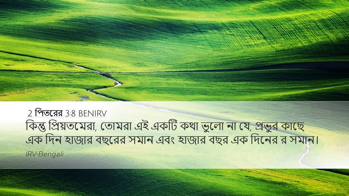 2 পিতরের 3:8 BENIRV Bible Verse Image