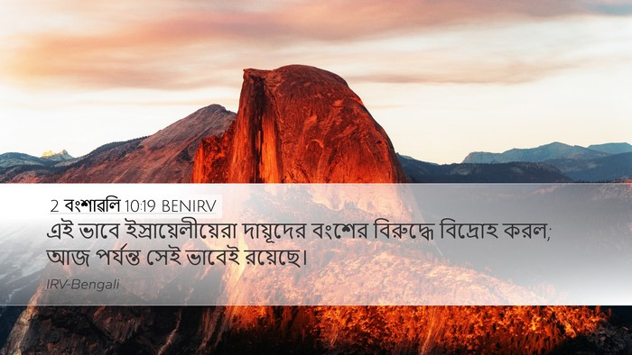 2 বংশাৱলি 10:19 BENIRV Bible Verse Image