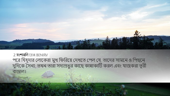 2 বংশাৱলি 13:14 BENIRV Bible Verse Image