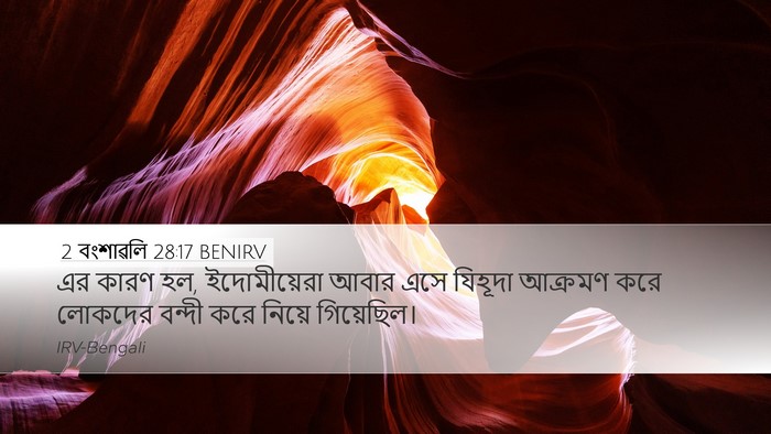 2 বংশাৱলি 28:17 BENIRV Bible Verse Image