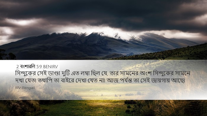 2 বংশাৱলি 5:9 BENIRV Bible Verse Image