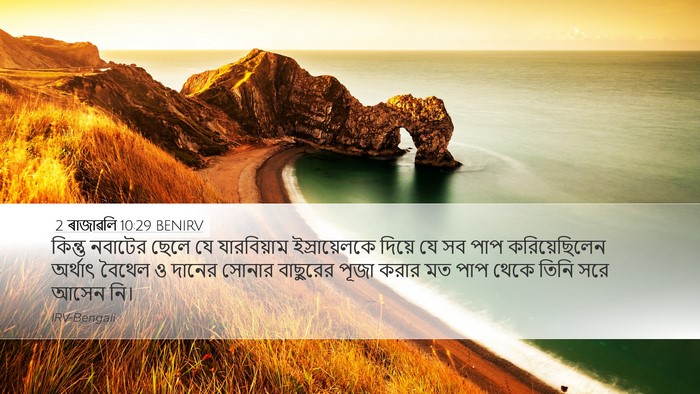 2 ৰাজাৱলি 10:29 BENIRV Bible Verse Image