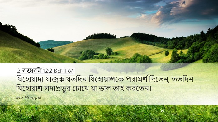 2 ৰাজাৱলি 12:2 BENIRV Bible Verse Image