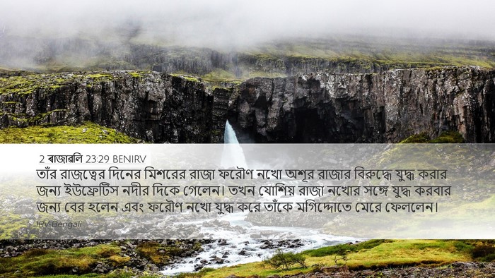 2 ৰাজাৱলি 23:29 BENIRV Bible Verse Image