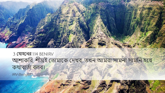 3 যোহনের 1:14 BENIRV Bible Verse Image