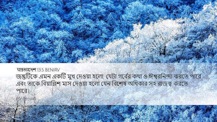 पপ্রত্যাদেশ 13:5 BENIRV Bible Verse Image