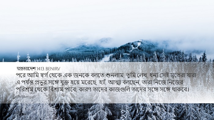 पপ্রত্যাদেশ 14:13 BENIRV Bible Verse Image