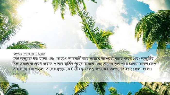 पপ্রত্যাদেশ 19:20 BENIRV Bible Verse Image