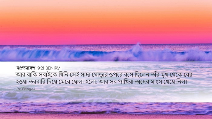 पপ্রত্যাদেশ 19:21 BENIRV Bible Verse Image
