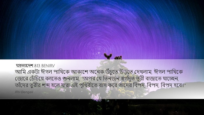 पপ্রত্যাদেশ 8:13 BENIRV Bible Verse Image