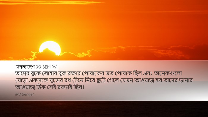 पপ্রত্যাদেশ 9:9 BENIRV Bible Verse Image