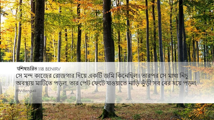 पশিষ্যচরিত 1:18 BENIRV Bible Verse Image