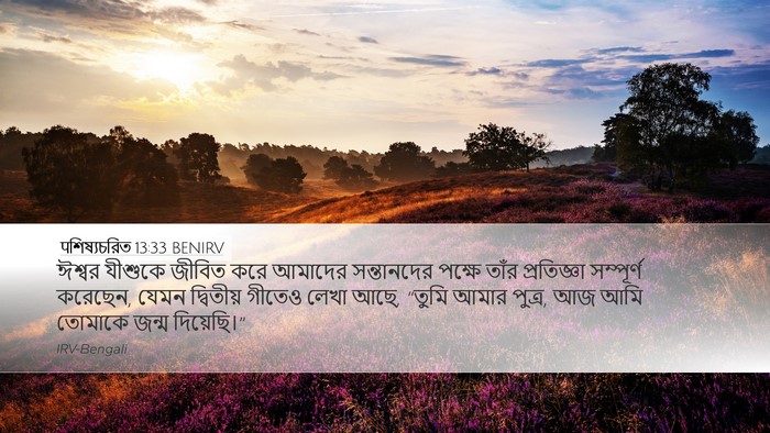 पশিষ্যচরিত 13:33 BENIRV Bible Verse Image