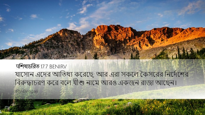 पশিষ্যচরিত 17:7 BENIRV Bible Verse Image