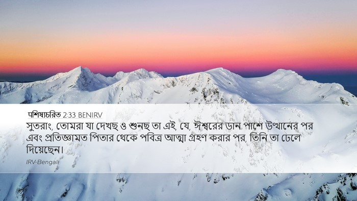 पশিষ্যচরিত 2:33 BENIRV Bible Verse Image