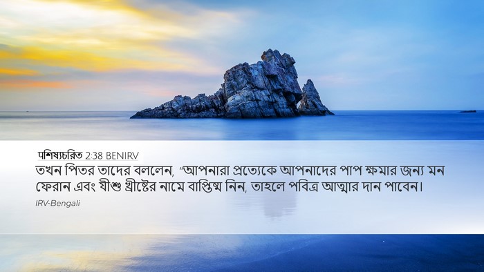 पশিষ্যচরিত 2:38 BENIRV Bible Verse Image